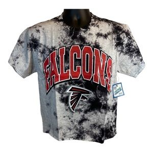 47 Vintage Tubular Falcons crop top tee gray tie-Dye sizes NWT